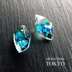 シャララ水のカケラピアス&イヤリングAO