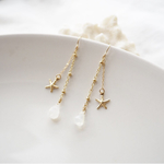 ≪14kgf≫ rainbow moonstone star fish pierce