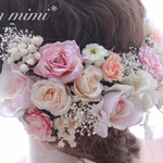 【sayupapo様専用】Lian mimi*ウェディングヘッドアクセ/結婚式/卒業式/成人式
