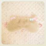 【再販】もこもこファーのくまアイマスク