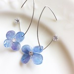 hydrangea crystal pierce (ネイビー)