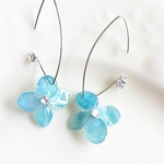 hydrangea crystal pierce (ブルーグリーン)