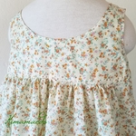 【sale】   小花柄（イエロー）☆ワンピース☆１００