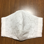 しっかり防ぐ♡大人可愛い白マスク♡　トリプルガーゼ&ダブルガーゼ　今だけ5重♡♡
