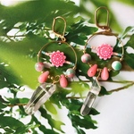 Flower Ring × Crystal pierce (NO.3167)