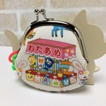 はいから横町の夏祭り♪がま口ポーチ＊白9