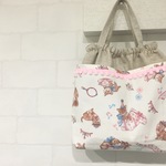 【サイズ大】バッグインバッグ *ネコ おむつポーチ