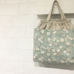 【サイズ大】バッグインバッグ *シロツメクサ   おむつポーチ