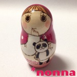 ミニマトリョーシカ（パンダ）
