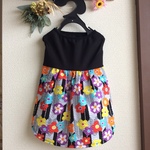 クール L・和花柄ワンピース 