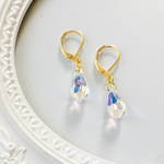 送料無料☆Swarovski 雫のフレンチフックピアス