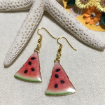夏だぁ❗️スイカのピアス