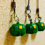 やさいひよこのストラップ【かぼちゃ】