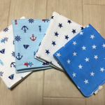 送料無料◆4重ガーゼハンカチ 4枚セット◆入園入学、出産、お祝い、プレゼントなど…