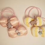 ♡hair ribbon tie rabbit ♡送料無料!!!