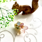 キラキラお花のイヤーカフ
