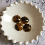 べっ甲風 インポートカボション 18mm 4個