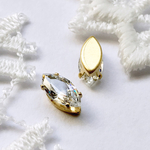 合成キュービックジルコニア(マーキス型5x10mm)20個入り