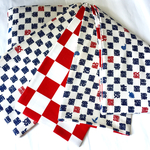 [SALE!]生成りに魚へんの漢字半幅帯長尺リバ
