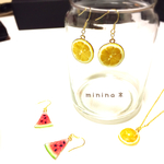 レモン 果物ピアス イヤリング
