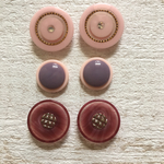 ◆SALE◆ヴィンテージボタンピンク系【6個】