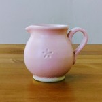 小花のミルク入れ（桜色）