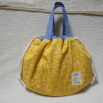 ペンシルタッチの花のしじみ巾着（Ｌ）