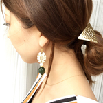 No.S355 お花❁︎ヴィンテージピアス