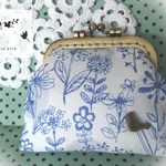 がま口＊blue flowers＊