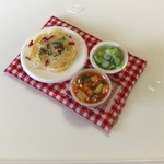 hand:made:ミニチュア：ドールハウス：ペペロンチーノ＆ミネストローネ：