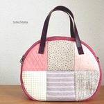 【sale!10/9まで】ころりんボストン(various patch - girly tone -）