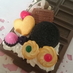 チョコレート型スイーツデコミラー クッキー