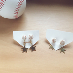 ボール⚾︎ 刺繍ピアス/イヤリング