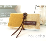 【受注製品】黄色ブロックチェックのキーケース