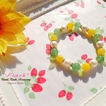 [再販×7]天然石のゆずBracelet *