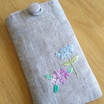 刺繍メガネ入れ
