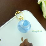 saly☆かわいいビー玉☆イヤホンジャック
