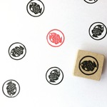 使いやすい丸型　「めで鯛」プチはんこ