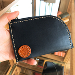 コンパクトにキュートにお財布。屋久杉玉3個付き。