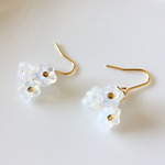 シンプル3つのお花ピアス