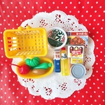 レトロポップ★昭和の小さなおままごと★お買い物セットF