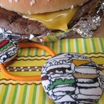 とろけるチーズのハンバーガー　ヘアゴム〔送料無料〕