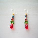 <再販>Candy drop pierced earrings　樹脂ピアス