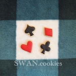 ミニトランプ　Icing cookie brooch 