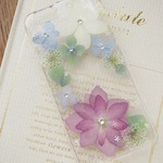 iphone6 (5/5s・5c・4/4s)　押し花ケース【#173】（再販）