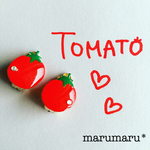 [再販] ぷっくりトマトのコロコロイヤリング＊*