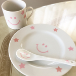 出産祝いセット☆再販×10 ニコちゃん三点セット☆ お名前入り