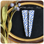22cmドール  LIBERTYプリント オーバーニーソックス(エド／BL)靴下