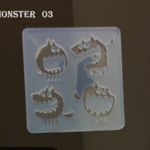 クリスタルシリコン型 　モンスター03　怪物襲来　ＭＯＮＳＴＥＲ　レジン用シリコンモールド　