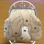  ay-2605様専用 くま柄がま口財布